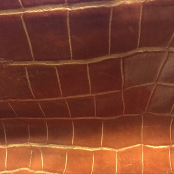 Monsac original crocodile leather shoulder bag... - Picture 10 of 13